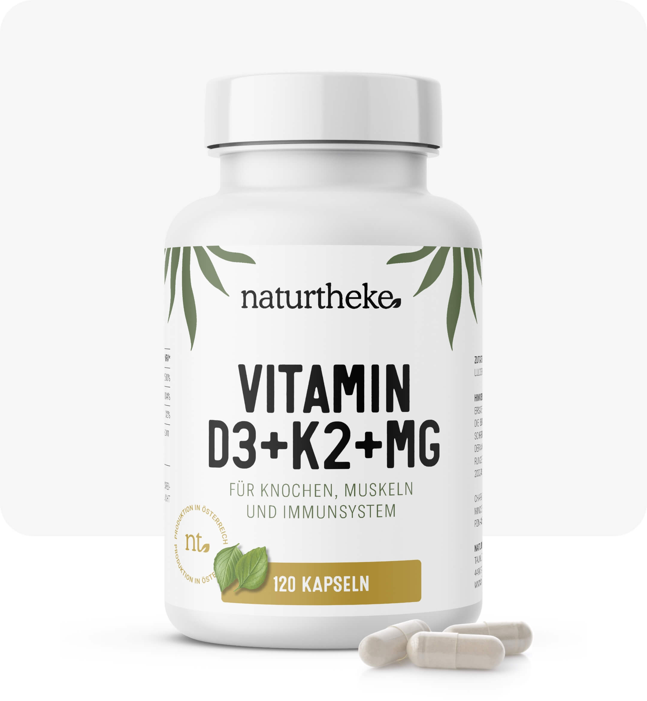 Vitamin D3 + K2 + MG