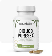 Bio Jod PureSea naturtheke, jodtabletten, jod nahrungsergänzung, jodtabletten kaufen, jod supplement, jod kapseln, algen jod