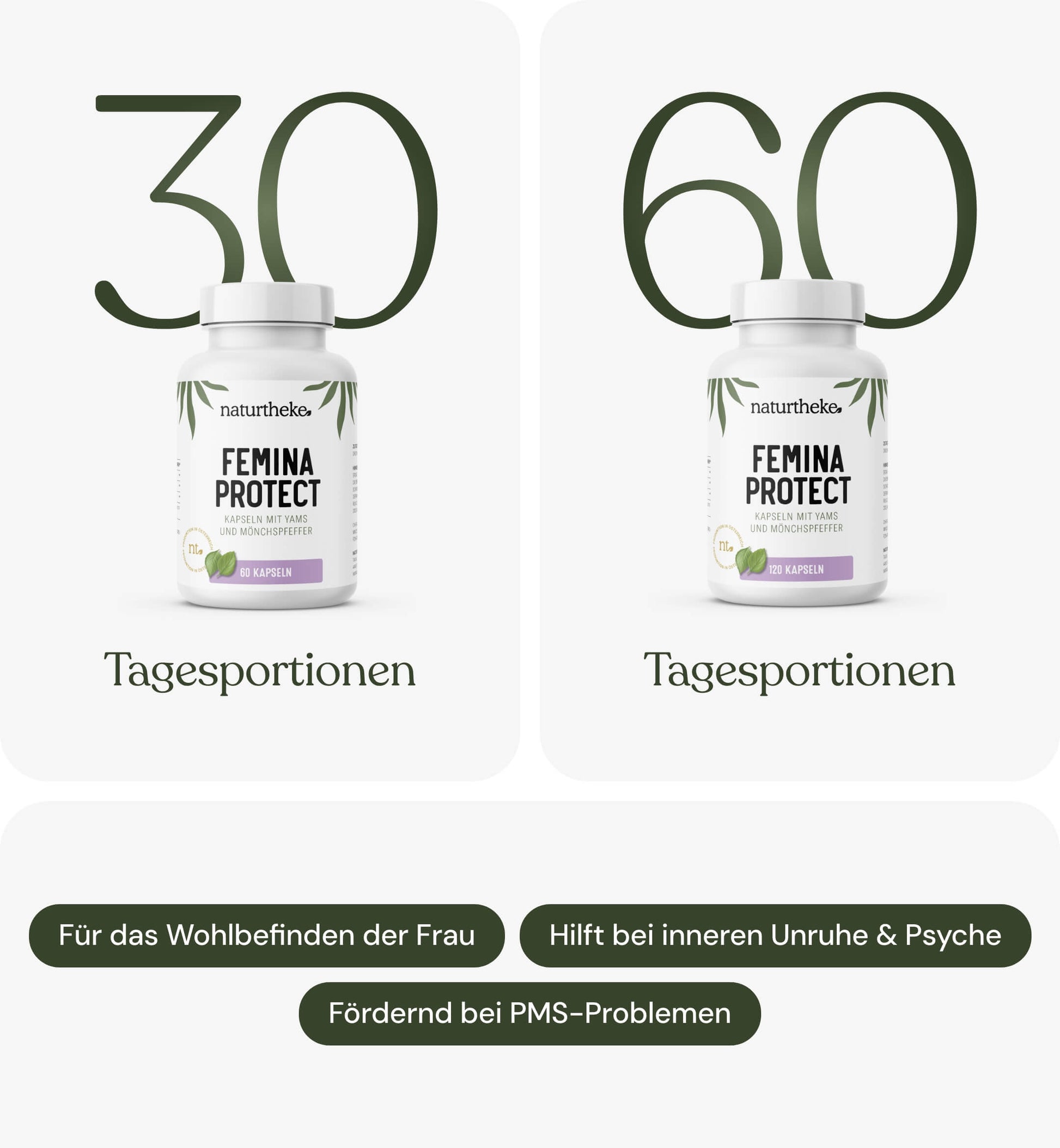 femina protect naturtheke, yam wurzel, yamswurzel kaufen, yamswurzel kapseln, supplement für frauen, yamswurzel und mönchspfeffer, Nährstoffe speziell für Frauen
