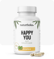 Happy You 5 htp naturtheke, 5 hydroxytryptophan, 5 htp kapseln, griffonia, htp 5 kaufen, griffoniasimplicifolia, 5 htp tabletten, 5 htp kapseln kaufen