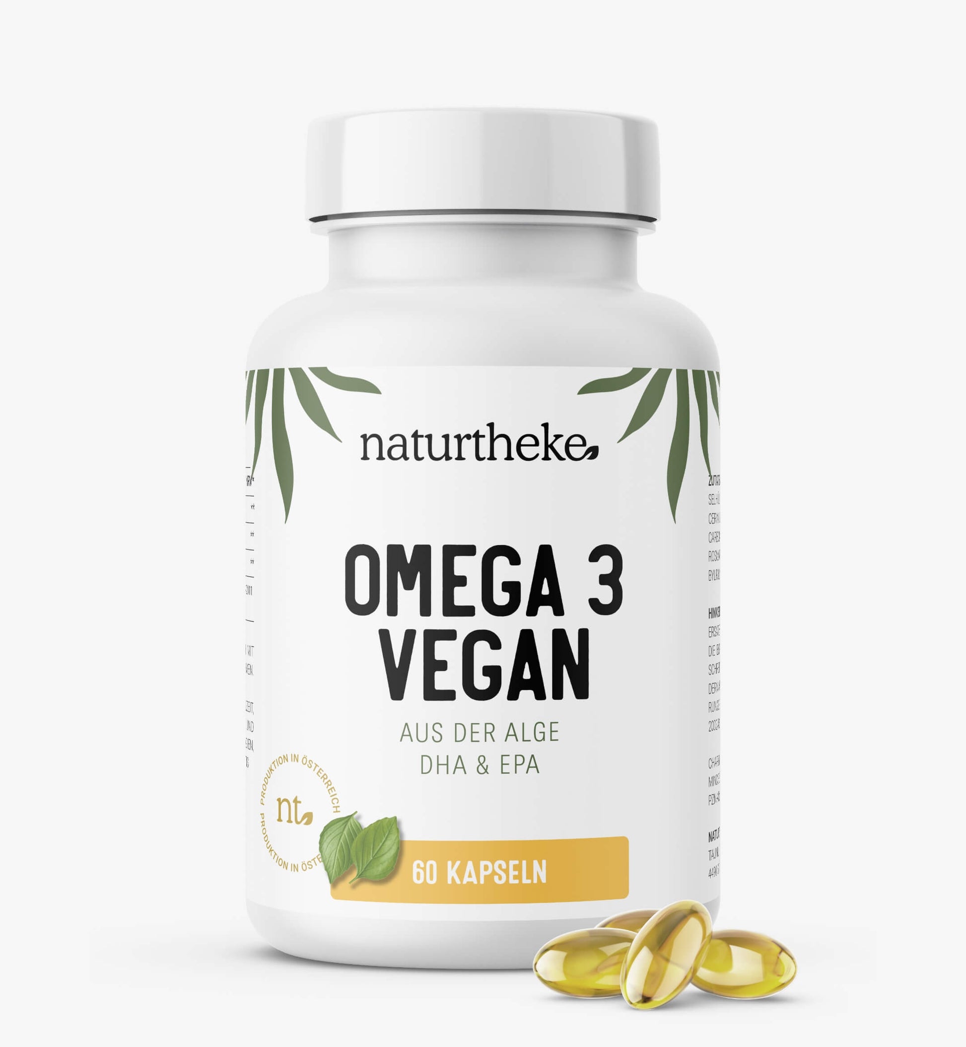 omega 3 epa & dha naturtheke, omega 3 kapseln, omega 3 vegan, algenöl omega 3, omega 3 algenöl kapseln, omega 3 kapseln vegan