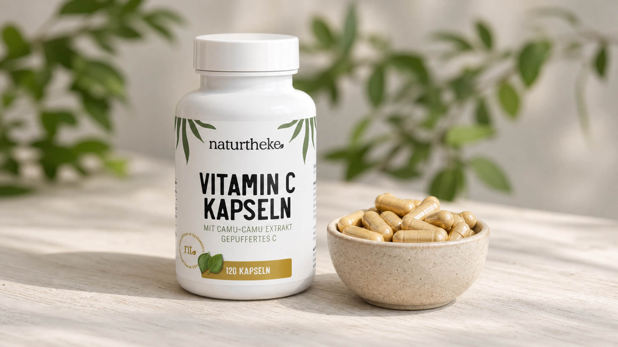 vitamin c naturtheke, vitamin c tabletten, gepuffertes vitamin c, vitamin c kapseln, vitamin c kaufen, vit c, vitamin c hochdosiert, vitamin c kapseln mit CamuCamu Extrakt, hochwertige vitamin c kapseln, vitamin c supplement, vit c supplement
